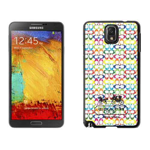 Coach Logo Multicolor Samsung Note 3 Cases DSB Coach Logo Multicolor Samsung Note 3 Cases DSB